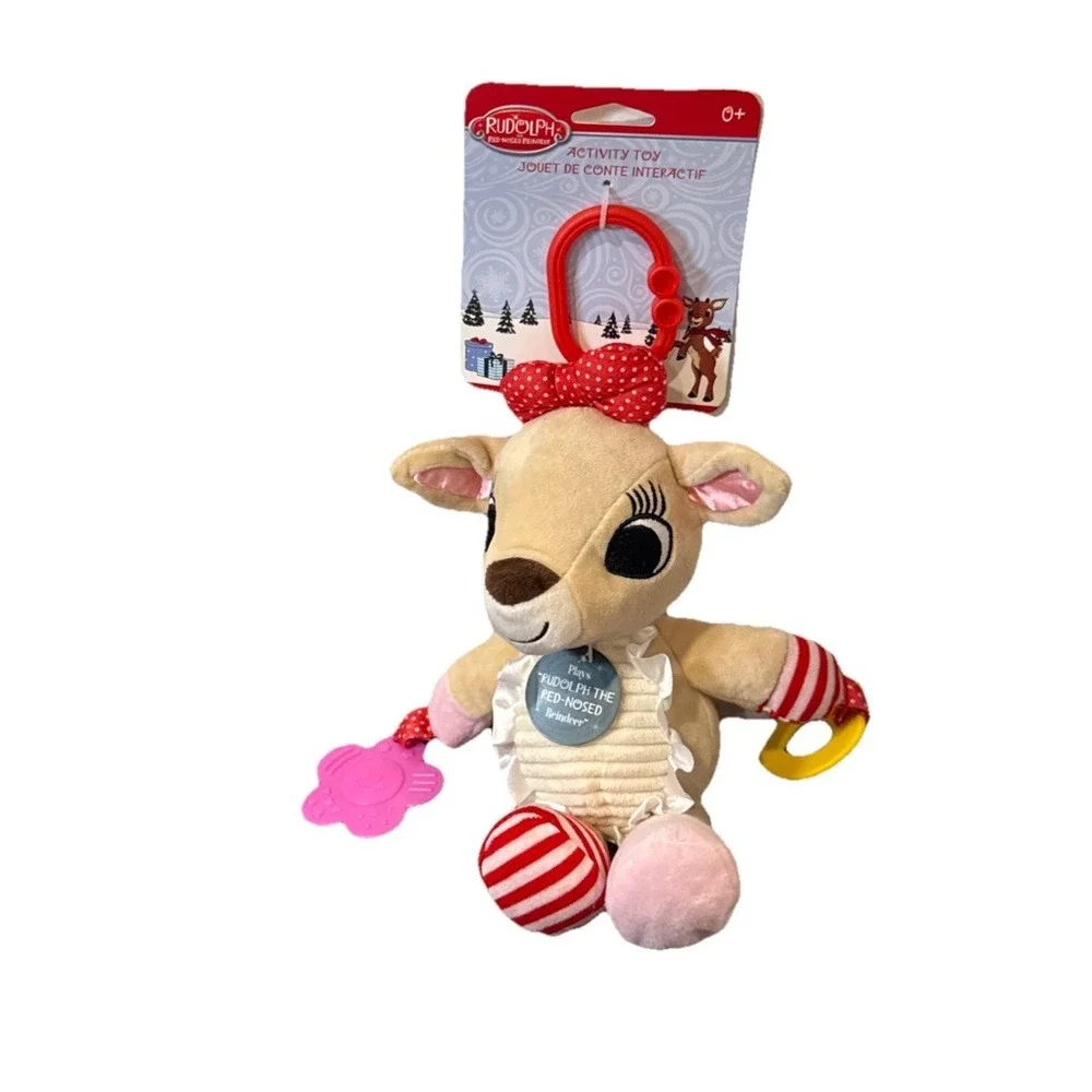 Rudolph The Red-Nosed Reindeer Plush & Musical Activity Toy for Babies